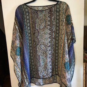 Cute & Flowy Paisley Cover Shirt